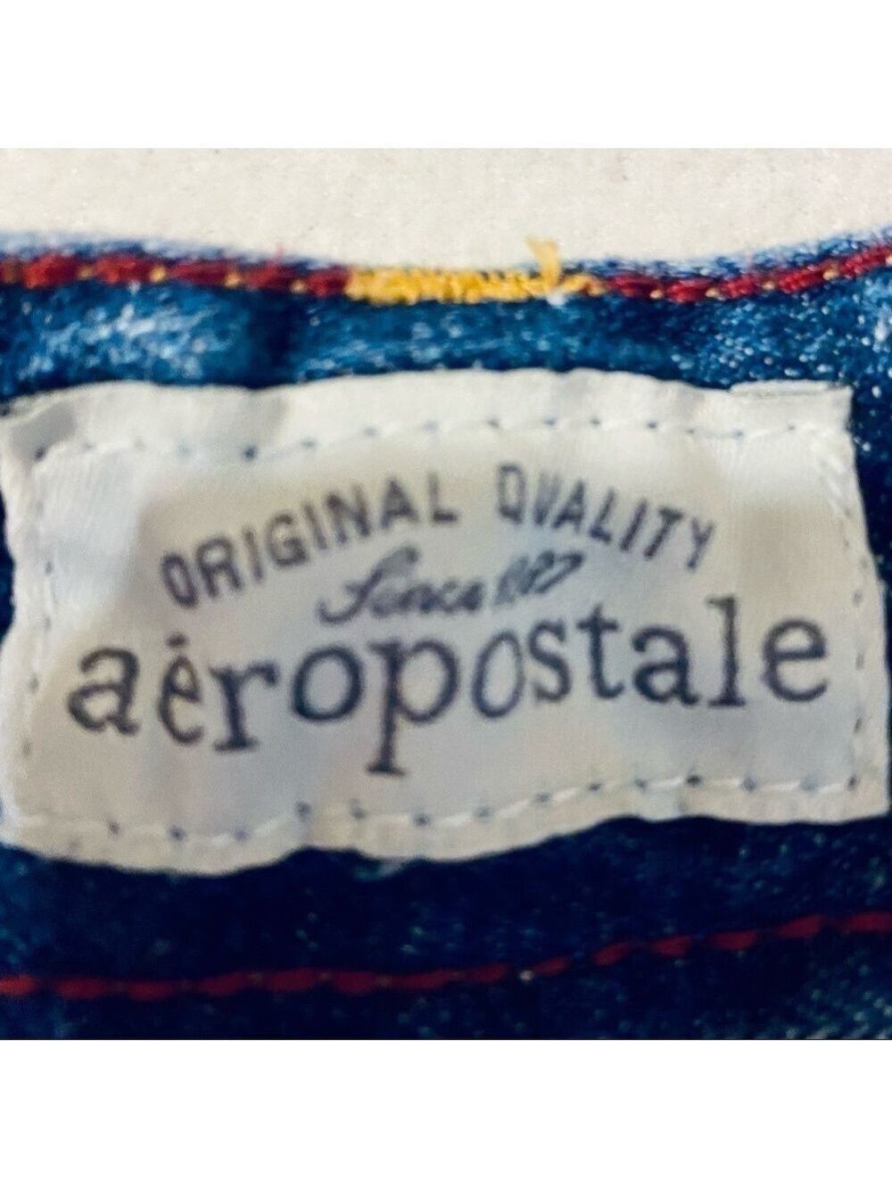 Aeropostale Low Rise Denim Distressed Cut Off Jean Shorts - Picture 15 of 16